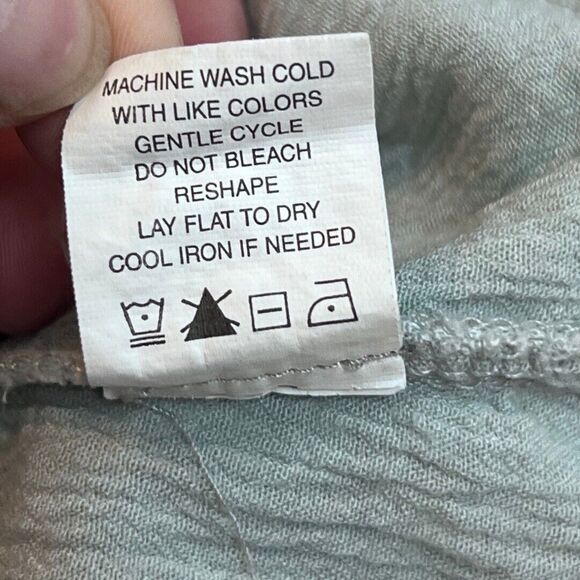 Eyeshadow Blouse Womens 2X Light Blue Cottagecore Tassels Fairy Lace Peplum Tank - Picture 10 of 10